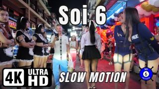 Soi 6 | January 11, 2025 | Pattaya Thailand |  Slow Motion🔥 | 4K Ultra HD 60FPS