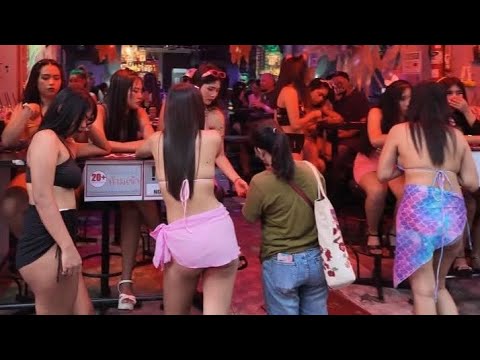 Soi 6, Pattaya Nightlife Boom Boom Beautiful Bar Girls. Freelancers
