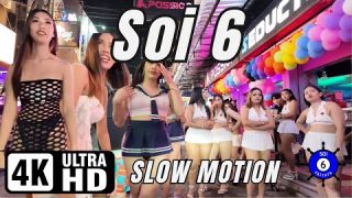 Soi 6 | Pattaya | Slow Motion | 11-10-2024 | 4K Ultra HD 60FPS
