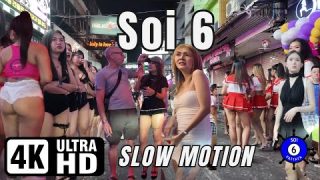 Soi 6 | Pattaya Thailand |  Slow Motion🔥 | 4K Ultra HD 60FPS