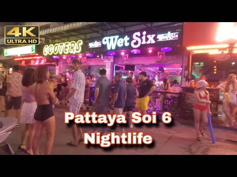 This is Soi 6 Pattaya nightlife latest 4k video 🎉😍🎊