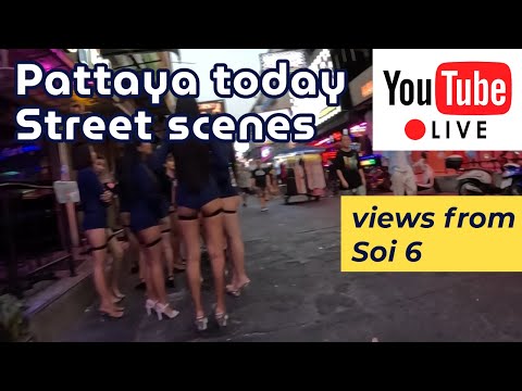 Visir the Girls street soi 6 Pattaya evening, Thailand 🇹🇭