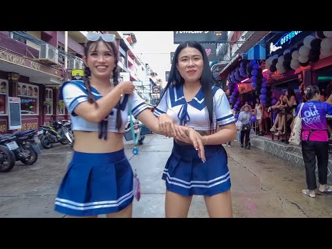 [4K] High quality Pattaya Soi 6 Freelancers and Bar Girls For 10 Minutes Vlog 46