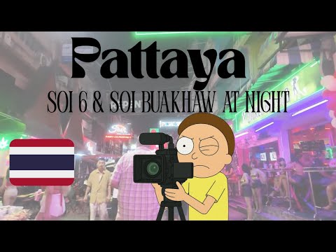 4K Pattaya 🇹🇭 By Night | Soi6 & Soi Buakhaw Thailand Bar Nightclub ASMR –  Nightlife July 2025