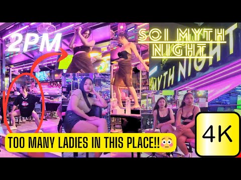 Exploring Soi Myth Pattaya Thailand Nightlife Street – Complete Tour in 4K