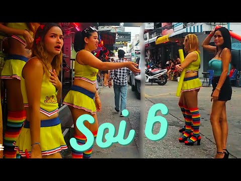 🇹🇭 [4K] Soi 6, Beach Road and Second Road – Pattaya Thailand