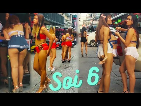 🇹🇭 [4K] Soi 6, Pattaya Beach and Runway Market – Pattaya Thailand