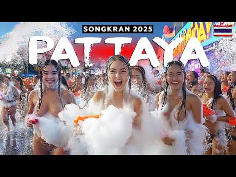 💦🔫 Songkran 2025 Soi 6 Pattaya Water Festival in Thailand, Part 1 [4K HDR Walking Tour]