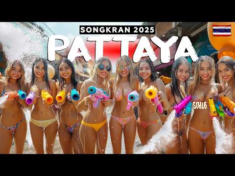 💦🔫 Songkran 2025 Soi 6 Pattaya Water Festival in Thailand, Part 4 [4K HDR Walking Tour]