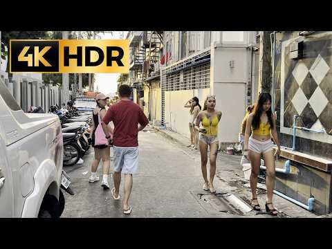 Inside Pattaya Soi 6-1: The Side Street Everyone’s Curious About | 4K 60FPS Walk"