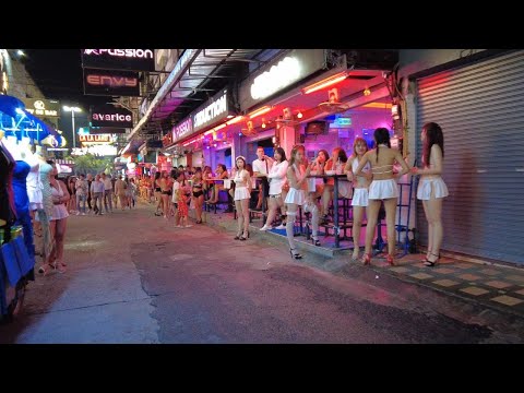 Pattaya soi 6 & Walking street wild nightlife, Thailand 2025