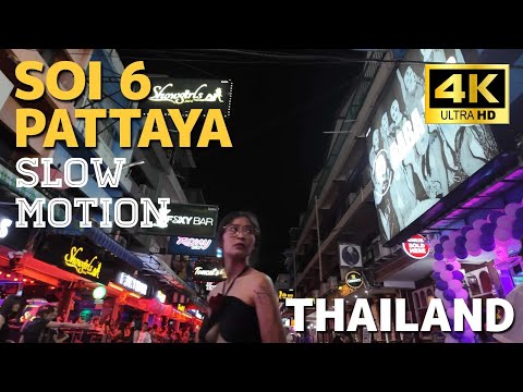 Slow motion video of soi 6 Pattaya. Thailand's nightlife as seen through my eyes.