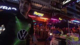 Soi 6 Thursday night walk.  Coming back to Pattaya.  Third week of August.  Time flies Having fun六巷口