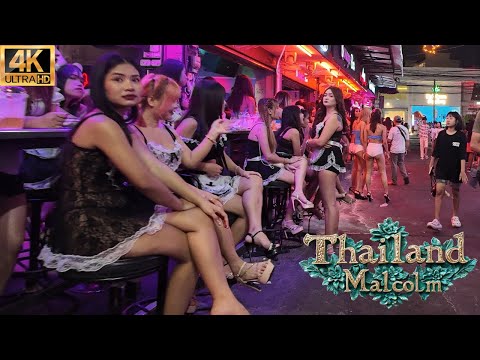 This is Soi 6 in Pattaya Thailand; it is near Beach Road.