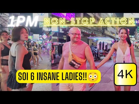 Walking Soi 6 Pattaya Nightlife 2025 – Non Stop Bars, Music and Action