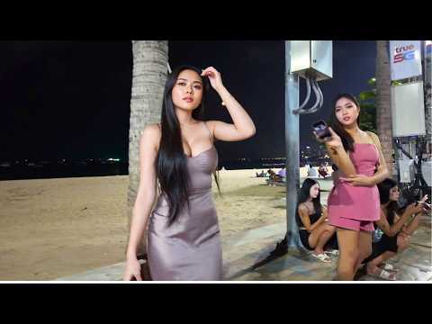 [4K] Best quality! Beach Road Pattaya April 2025! So Many Freelancers waiting!