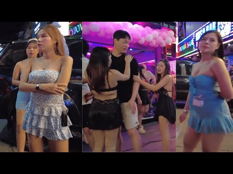 [4K] Pattaya Soi 6 Freelancers Like To Play With  Men All Night!