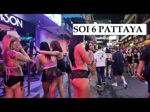 [4K] Soi 6 Pattaya. Часть 2. Самая интересная улица Таиланда.