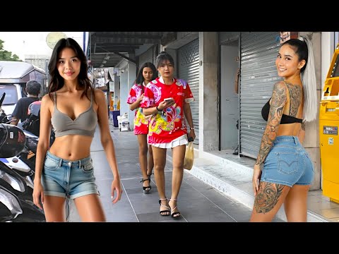 A Day on Pattaya Beach Road And Soi 6 – Thailand 2025