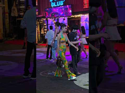 Beautiful girls in Pattaya Walking Street ✨️ 😍 #travel #thailand #pattaya #youtube #subscribe #like