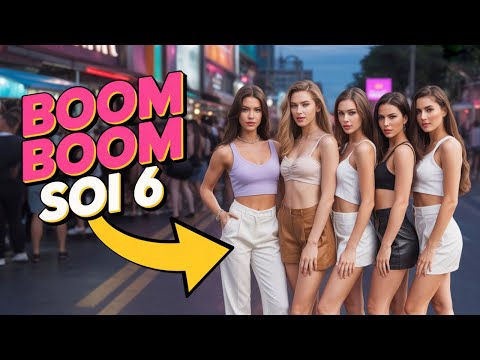 BOOM BOOM SOI 6 PATTAYA TONIGHT | NIGHTLIFE WALK 2025 | CITY PULSE WALK