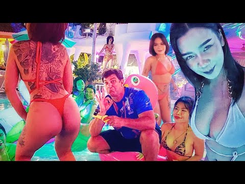 Crazy Pattaya Girls Pool Party 🎈