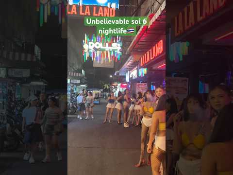 “Exploring SOI 6: A Night with the Famous Girls of Pattaya’s Vibrant Street Life” #soi6 #pattaya