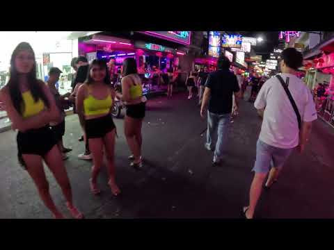 🇹🇭 A Walk Down Pattaya Soi 6 in 4k. 🇹🇭 Thailand Night Life. Second Road to Beach Road 🏖️