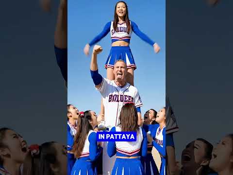 🎉 Cheerleaders Hype Up for the Big Competition in Pattaya! 🇹🇭🔥