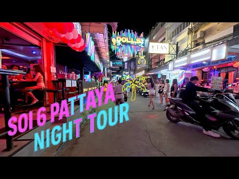 🔥 Night Tour: Soi 6 Pattaya 🌴 The Energy Is Unreal! 🔥