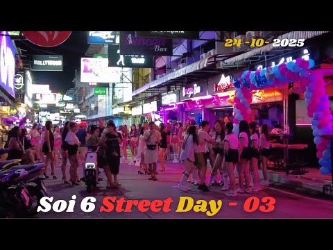 🔥 Soi 6 Pattaya Day 3 | Nightlife Vlog 2025 | Real Street Experience 🇹🇭