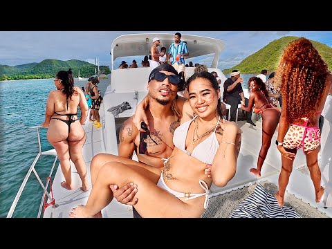 GIRLS GONE WILD ON A YACHT PARTY IN PATTAYA @Maju Bar 🇹🇭