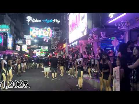 Halloween2025,  Panoramic view of soi6,Pattaya, Thailand.