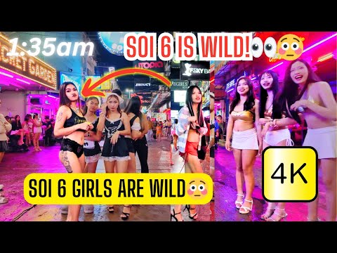 Inside Soi 6 Pattaya 2025 🔥 | Thailand’s Wildest Nightlife Street Revealed