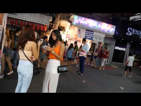 Pattaya Girls in Walking Street  Thailand Nightlife