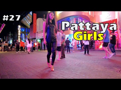 Pattaya girls, Thailand 🇹🇭 | Pattaya night time scenes