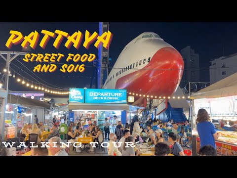 Pattaya Night Market Walk & Soi 6 Tour | Walking in Pattaya Thailand 2025 Street Food Walking Tour