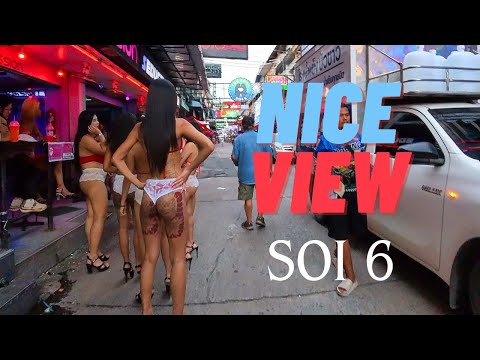 PATTAYA, THAILAND (4K), NICE VIEW ON SOI 6