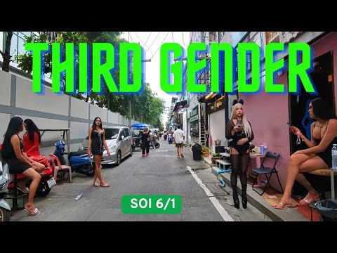 PATTAYA, THAILAND, (4K30FPS), THIRD GENDER ON SOI 6/1