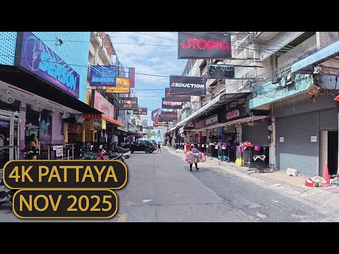 Pattaya Thailand – Walking Tour | Soi 6 | Soi 5 | Beach Road | November 2025 [4K] 🇹🇭
