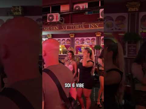 Soi 6 at night in Pattaya! Girl asking: Where is your… wife?!