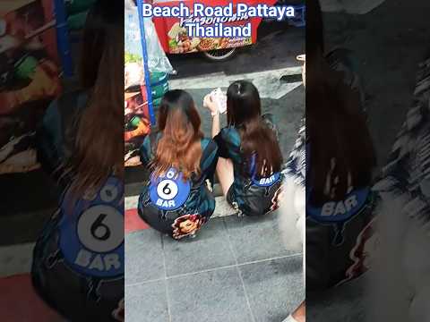 Soi 6 Girls and Motorbile Street Food Pattaya, Thailand