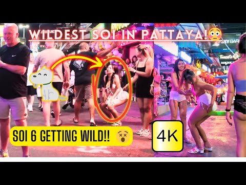 Soi 6 Pattaya 2025 🌙 | From Nightlife Street to Local Food Market After Dark