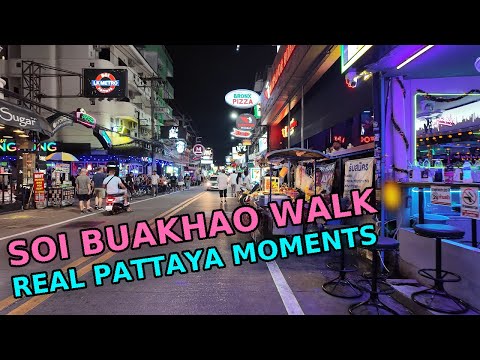 Soi Buakhao Walk 🌴🎥  Real Pattaya Moments ✨ Ep. 03