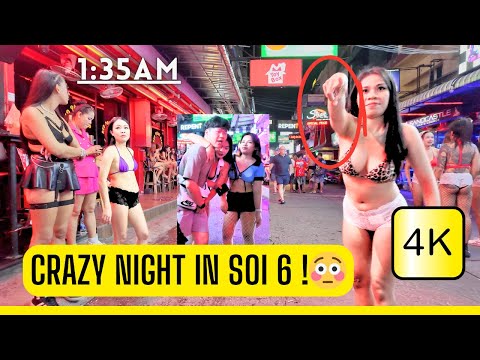 Thailand Nightlife 2025 – Walking Tour of Soi 6 Pattaya After Sunset