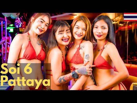 Walking in Pattaya Soi 6 at Night | Thailand 4K (2025)