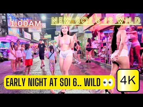 Walking Soi 6 Pattaya at Night | Real 2026 Nightlife Street Experience