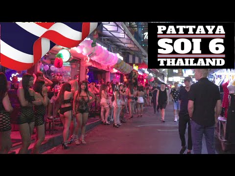 What's Lurking on Pattaya SOI 6 and the Beach at Night?