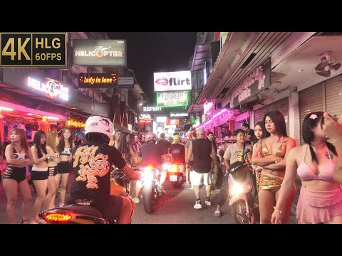 [4K HLG] Soi6 in high season| 9PM | Pattaya | Walking Tube | 20251208