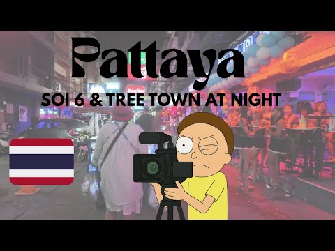 4K Pattaya 🇹🇭 | Soi6 & Tree Town Thailand Night Bar Nightclub ASMR –  Nightlife Today July 2025